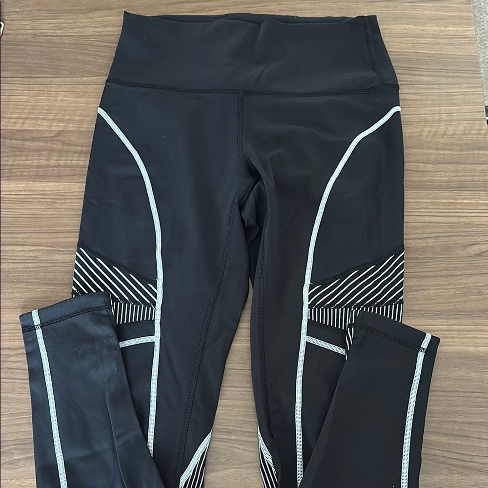 Lululemon Black and Gray Athletic Leggings
